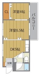 増田マンションの物件間取画像